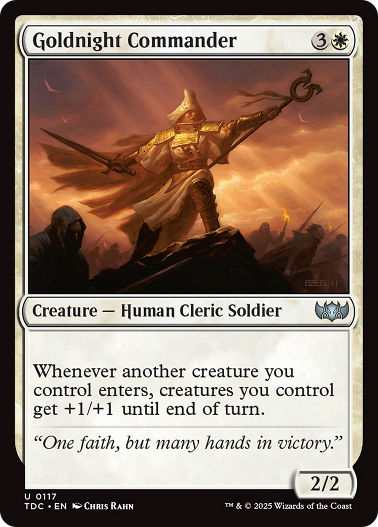 Goldnight Commander [Tarkir: Dragonstorm Commander]-1