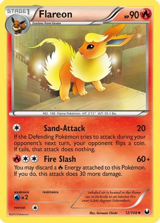 Flareon (12/108) [Black & White: Dark Explorers]-1