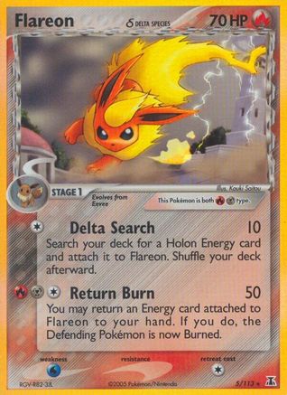 Flareon (5/113) (Delta Species) [EX: Delta Species]-1