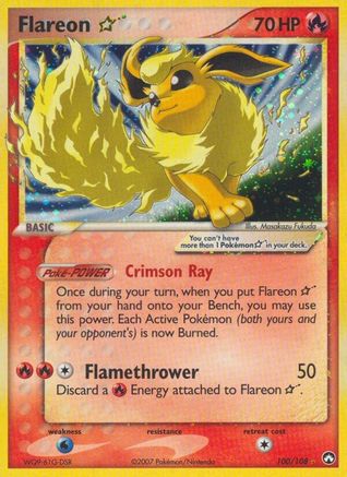 Flareon Star (100/108) [EX: Power Keepers]-1
