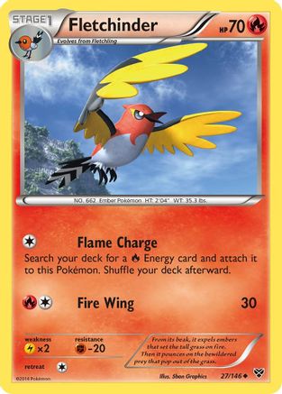 Fletchinder (27/146) [XY: Base Set]-1