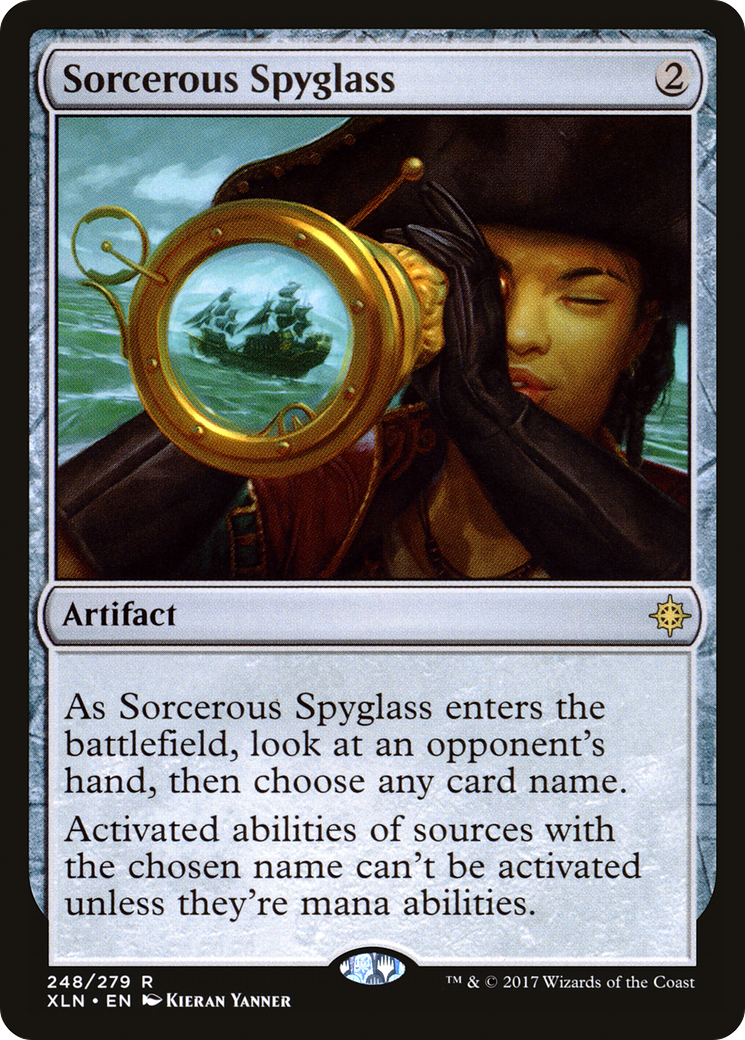 Sorcerous Spyglass [Ixalan]-1