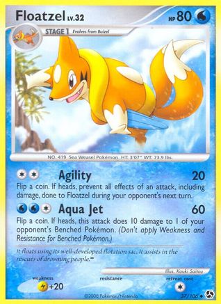 Floatzel (37/106) [Diamond & Pearl: Great Encounters]-1