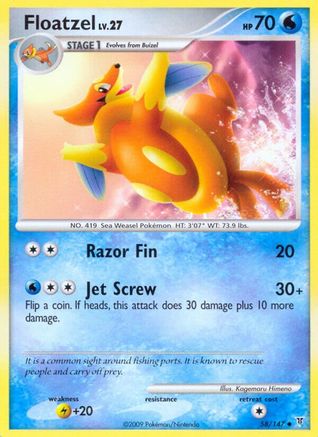 Floatzel (58/147) [Platinum: Supreme Victors]-1