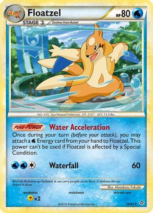 Floatzel (16/95) [HeartGold & SoulSilver: Unleashed]-1
