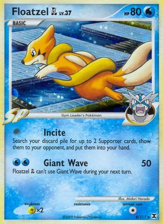 Floatzel GL (4/111) [Platinum: Rising Rivals]-1