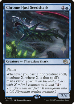 Chrome Host Seedshark (Promo Pack) [March of the Machine Promos]-1
