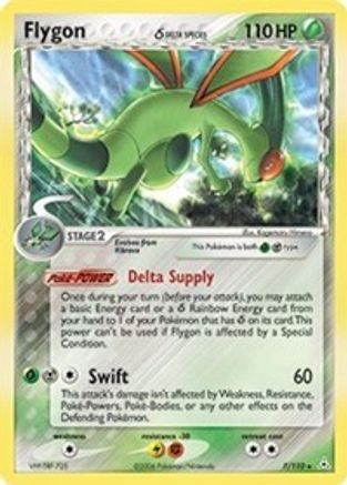 Flygon (7/110) (Delta Species) (Stamped) [EX: Holon Phantoms]-1