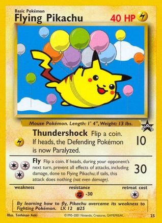 Flying Pikachu (25) [Wizards of the Coast: Black Star Promos]-1