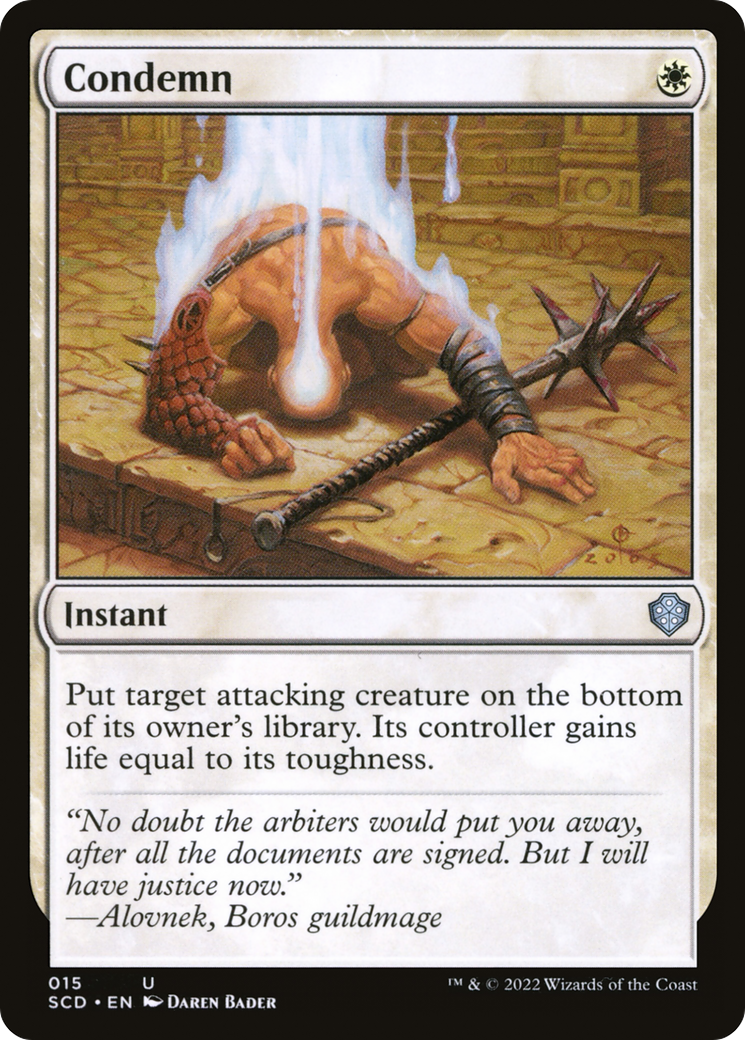Condemn [Starter Commander Decks]-1