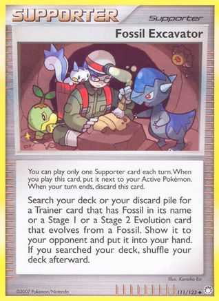 Fossil Excavator (111/123) [Diamond & Pearl: Mysterious Treasures]-1