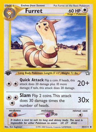 Furret (35/111) [Neo Genesis Unlimited]-1