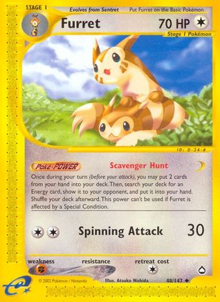 Furret (48/147) [Aquapolis]-1