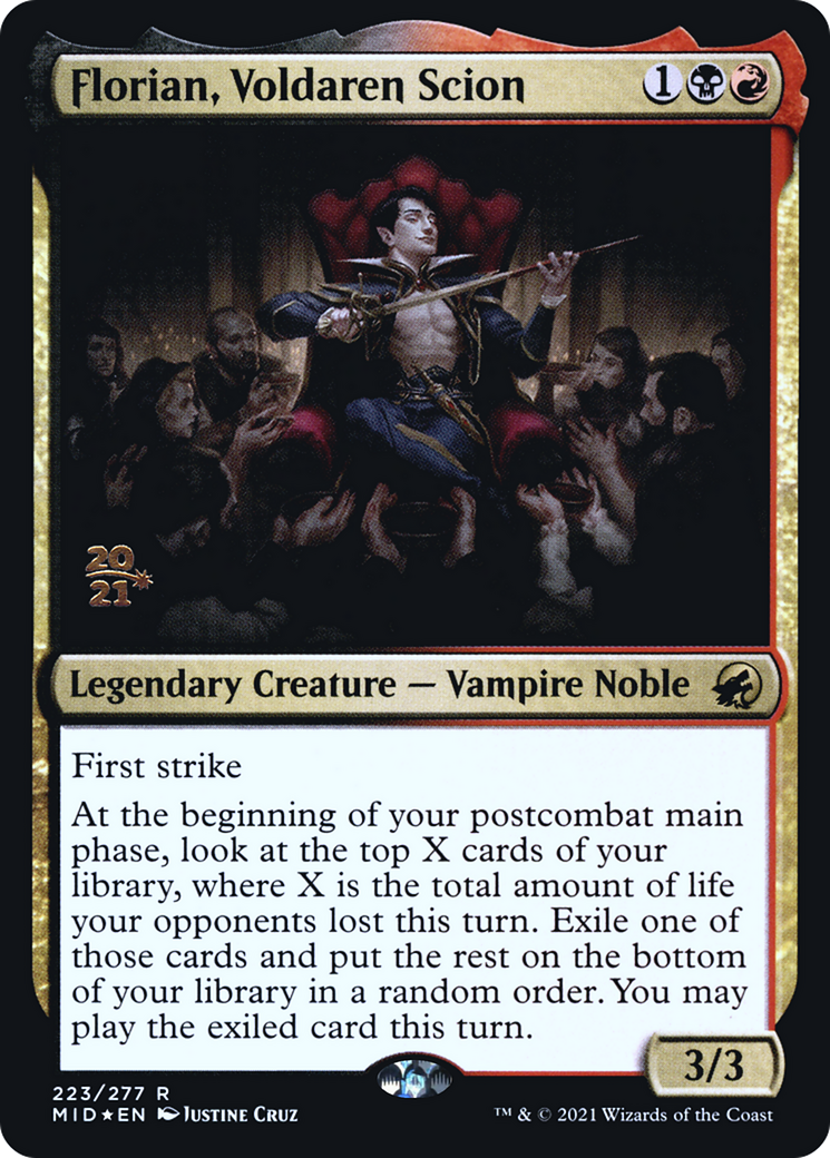 Florian, Voldaren Scion [Innistrad: Midnight Hunt Prerelease Promos]-1