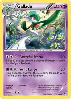 Gallade (61/135) [Black & White: Plasma Storm]-1