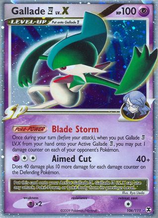 Gallade LV.X (106/111) [Platinum: Rising Rivals]-1