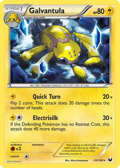 Galvantula (43/108) [Black & White: Dark Explorers]-1