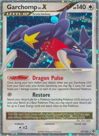 Garchomp LV.X (97/100) [Diamond & Pearl: Majestic Dawn]-1