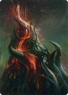 Copperline Gorge // Copperline Gorge (AONE-057) - Phyrexia: All Will Be One Art Series (Borderless)-1