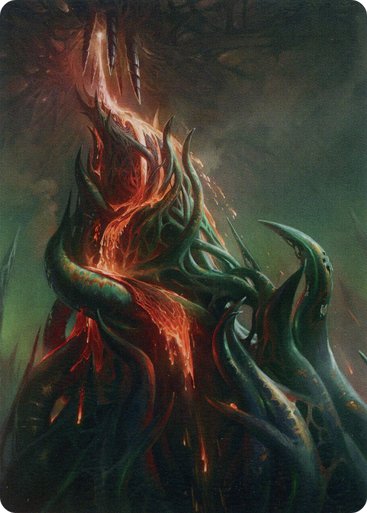Copperline Gorge // Copperline Gorge (AONE-057) - Phyrexia: All Will Be One Art Series (Borderless)-1