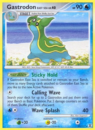 Gastrodon East Sea (21/111) [Platinum: Rising Rivals]-1