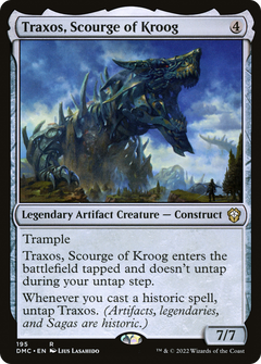 Traxos, Scourge of Kroog (DMC-195) - Dominaria United Commander-1