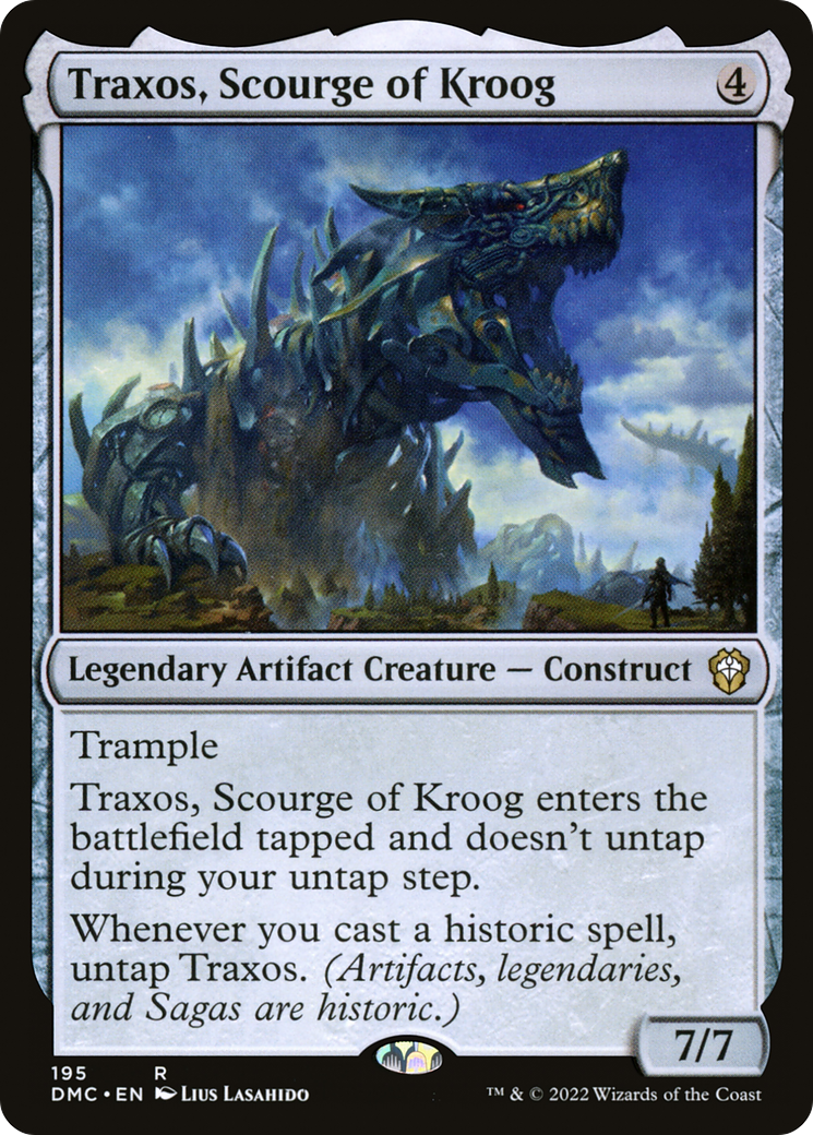 Traxos, Scourge of Kroog (DMC-195) - Dominaria United Commander-1