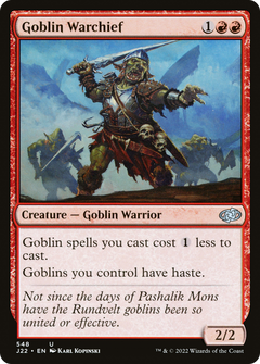 Goblin Warchief [Jumpstart 2022]-1