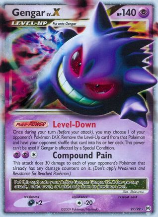 Gengar LV.X (97/99) [Platinum: Arceus]-1