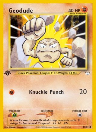 Geodude (44/64) [Neo Revelation Unlimited]-1