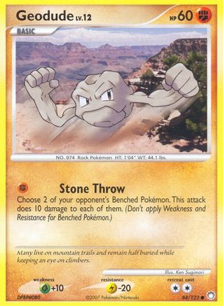 Geodude (84/123) [Diamond & Pearl: Mysterious Treasures]-1