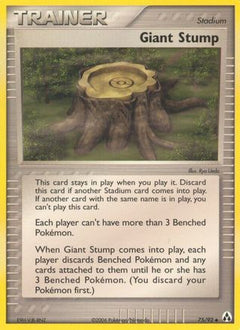 Giant Stump (75/92) [EX: Legend Maker]-1
