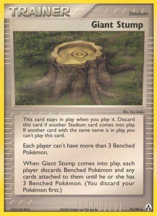 Giant Stump (75/92) [EX: Legend Maker]-1