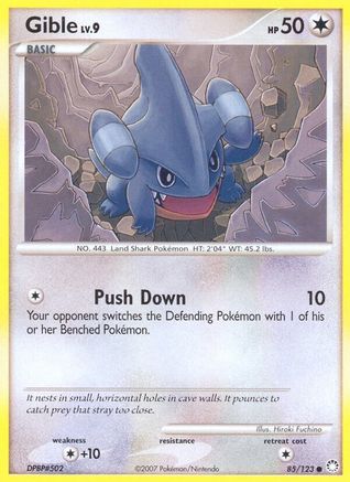 Gible (85/123) [Diamond & Pearl: Mysterious Treasures]-1