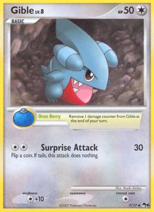 Gible (7/17) [POP Series 6]-1