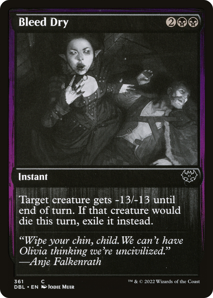 Bleed Dry [Innistrad: Double Feature]-1