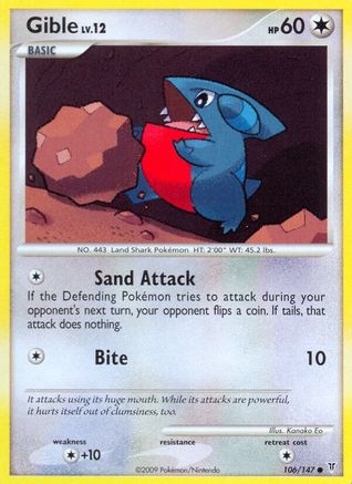 Gible (106/147) [Platinum: Supreme Victors]-1