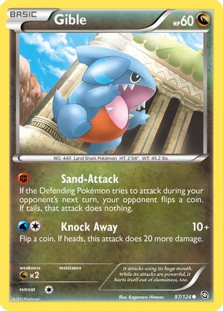 Gible (87/124) [Black & White: Dragons Exalted]-1