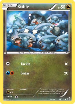 Gible (94/113) [Black & White: Legendary Treasures]-1