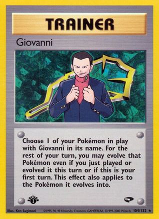 Giovanni (104/132) [Gym Challenge 1st Edition]-1