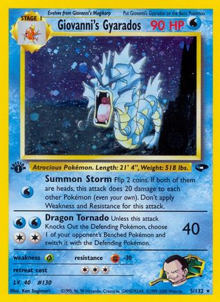 Giovanni's Gyarados (5/132) [Gym Challenge Unlimited]-1