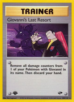 Giovanni's Last Resort (105/132) [Gym Challenge 1st Edition]-1