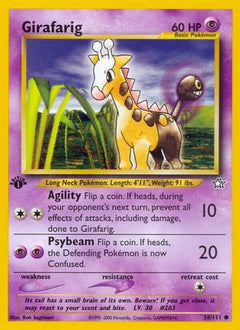 Girafarig (58/111) [Neo Genesis Unlimited]-1