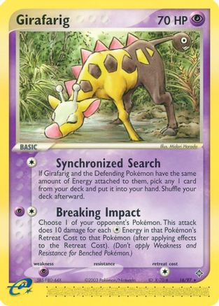 Girafarig (16/97) [EX: Dragon]-1
