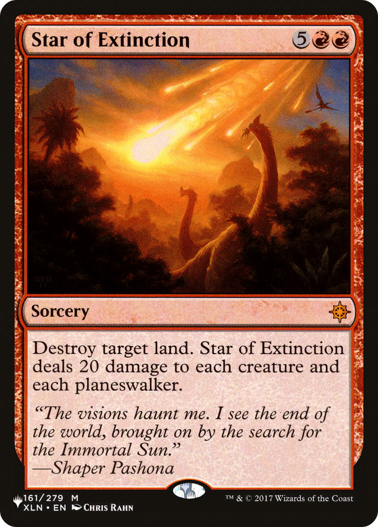 Star of Extinction (PLST-XLN-161) - The List-1