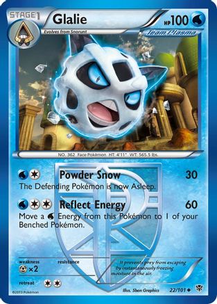 Glalie (22/101) [Black & White: Plasma Blast]-1