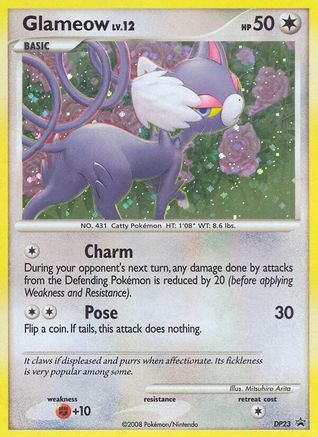 Glameow (DP23) [Diamond & Pearl: Black Star Promos]-1