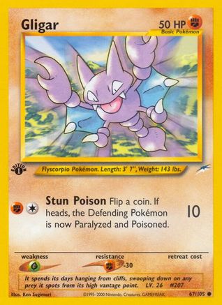 Gligar (67/105) [Neo Destiny Unlimited]-1