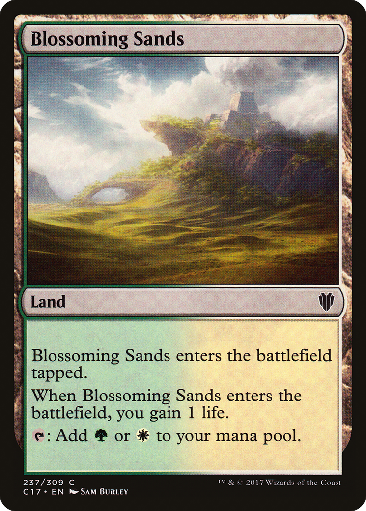 Blossoming Sands [Commander 2017]-1