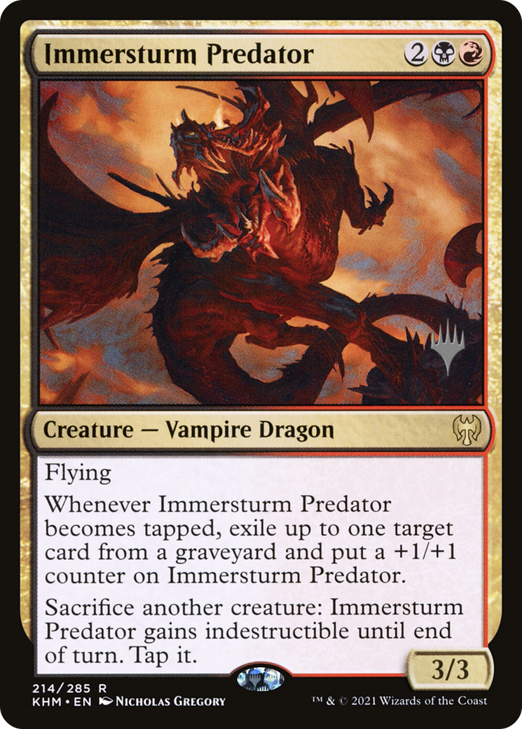 Immersturm Predator (Promo Pack) [Kaldheim Promos]-1